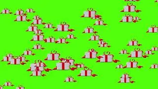 Christmas Presents Overlay Green Screen [FREE USE]