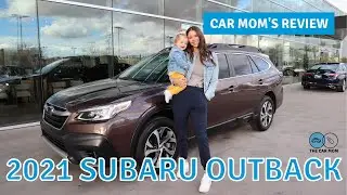 Pleasantly Surprised by the 2021 Subaru Outback Limited | CAR MOM TOUR