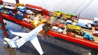 Plane Crashes Into Bridge With Traffic | Teardown