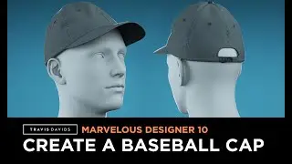 Marvelous Designer 10 - Create A Baseball Cap