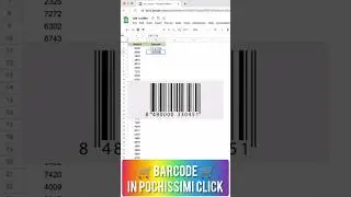 🛒 Come Creare Codici a Barre | Google Sheets