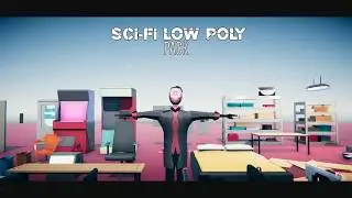 [Unity Asset]M7 Scifi Low Poly Pack Trailer