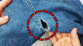 ✅🔥It turns out that's how to sew Jeans between the legs imperceptibly and firmly