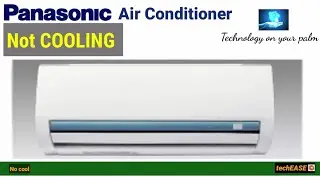 Panasonic Split Air conditioner not cooling. Outdoor unit starting capacitor defect.