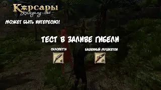 Корсары: Каждому свое. Тест склопетты и башенного мушкетона. Прокачка навыков владения ПМ