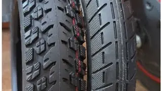 Зубастая резина для электро самоката