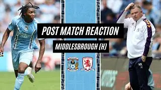 Brooke Norton-Cuffy and Mark Robins reflect on Middlesbrough draw in #EFLPlayOffs | Match Reaction