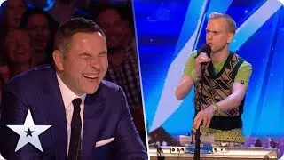 Unforgettable Audition: Robert White ROASTS our four Judges | Britain's Got Talent