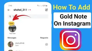 How to Get Gold Notes on Instagram | How To Add Gold Note On Instagram