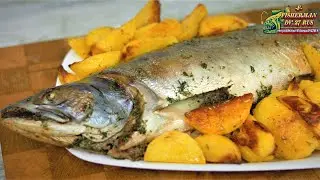 Humpback salmon baked in the oven will be juicy and very tasty if you cook the fish SO!