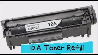 12A Toner Refilling | 12A Cartridge Refilling | 12A Cartridge Refill Kaise Karen
