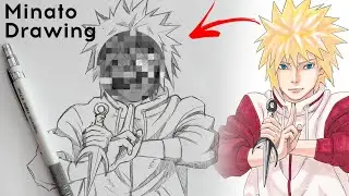 Minato Namikaze Story Drawing / Sketch Art and Digital Editing