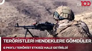 Irak ve Suriye'nin Kuzeyinde Tespit Edilen 6 Terörist Etkisiz Hale Getirildi | TV100 Haber