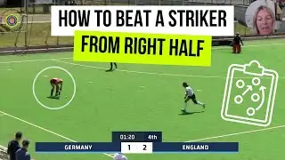 How To Beat a Striker at Right Half in Field Hockey | Hockey Performance Academy