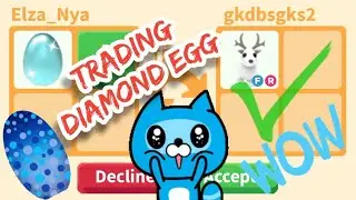 Что Дают за DIAMOND EGG???Trading Diamond Egg Adopt me Roblox 2021
