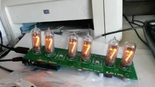 Arduino Nixie Clock Shield static indication