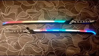 Cyberpunk Thermal Katana + RGB App Control