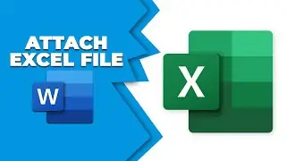 How to attach Excel file in word document