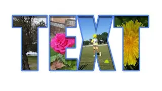 How to place multiple images in text in Photoshop