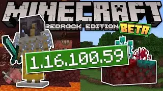 Minecraft Bedrock BETA 1.16.100.59 ✅ OUT NOW !⬆️Render Distance⬆️[ ChangeLog ] MCPE / Xbox / Windows