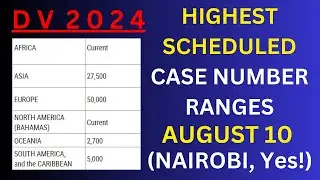 DV 2024 Interview Schedule, AUGUST 10