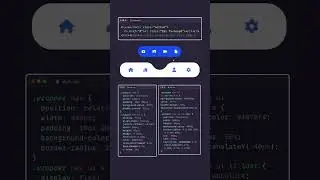 Amazing css bottom menu using html css and javascript 🤯🤯🤯