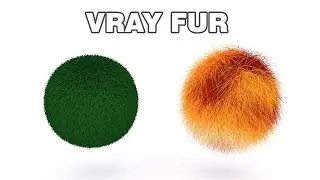 VRay Fur tutorial - Create grass in a matter of seconds