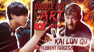 🔴A Bridge Between "Fine Art" and "Fan Art" - DOUBLE THE ART with KAI LUN QU #doubletheart [Vertical]