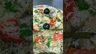 Arabian White Kabsa Rice With Chicken 