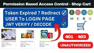 Verify JWT Token on Expired and Redirect the User to Login Page-React Axios Headers Authorization