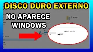 🔴 El DISCO duro EXTERNO NO APARECE o NO SE RECONOCE en ✅ Windows 10/11 [ 2023 ]