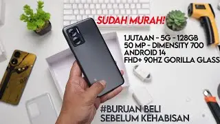 BARU RESMI NIH!! Cuma 1 jutaan Sudah 5G, Kuat Gaming, Design Cakep!! Unboxing + Test Gaming