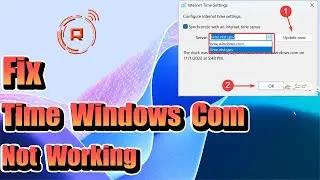 Fix: time.windows.com Not Working (Windows Time Sync)