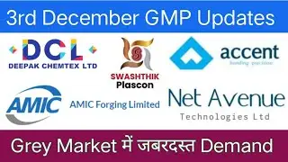 Deepak Chemtex IPO | Net Avenue Technologies IPO | AMIC Forging IPO | Accent Microcell IPO |