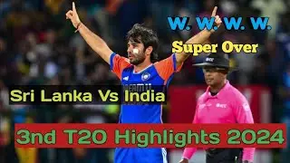 India vs srilanka 3rd T20 super over highlights#cricket #icc #bcci #viratkohli #rohitsharma #youtube