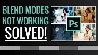 Blend Modes not working in Photoshop , SOLVED!!! | 2 different problem cases | Zeedign Tutorials