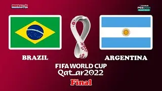 PES 2021 / БРАЗИЛИЯ - АРГЕНТИНА / Чемпионат Мира Финал