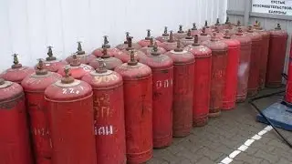 Разрезать и варить газовый баллон ( How not to cut open a gas cylinder )