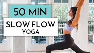 50 Min Slow Flow Yoga -- Full Body Slow Flow with Kate Amber
