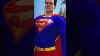 GTA V: SUPERMAN SAVING FRANKLIN FROM THOMAS THE TRAIN 