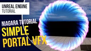 UE5 l Niagara Portal Effect l VFX Tutorial l Unreal Engine 5