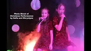 Photo Shoot of Christmas Performance by Sofia and Khrystyna Fedyuk (Різдвяний виступ сестер Федюк)