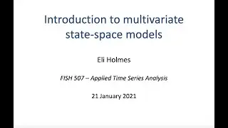 ATSA21 Lecture 7: Multivariate State-Space models