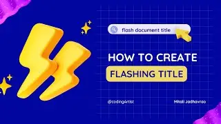 Flash Document Title Using Javascript