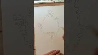 Как просто нарисовать дерево #творчество #tutorial #какнарисовать