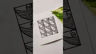 Watch till end 😍😮 / zentangle pattern #art #shorts #zentangle #trending #abstractart