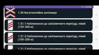 Учим дорожные знаки Украины