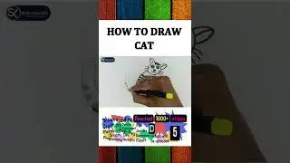 How to draw Cat || schoolx360 