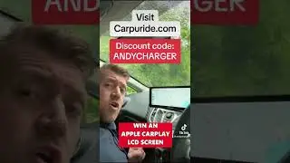 Win a Carpuride Apple Carplay screen for the car! Use my code for a chance to win another! 