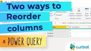 Advance way to reorder Power Query columns without breaking your queries